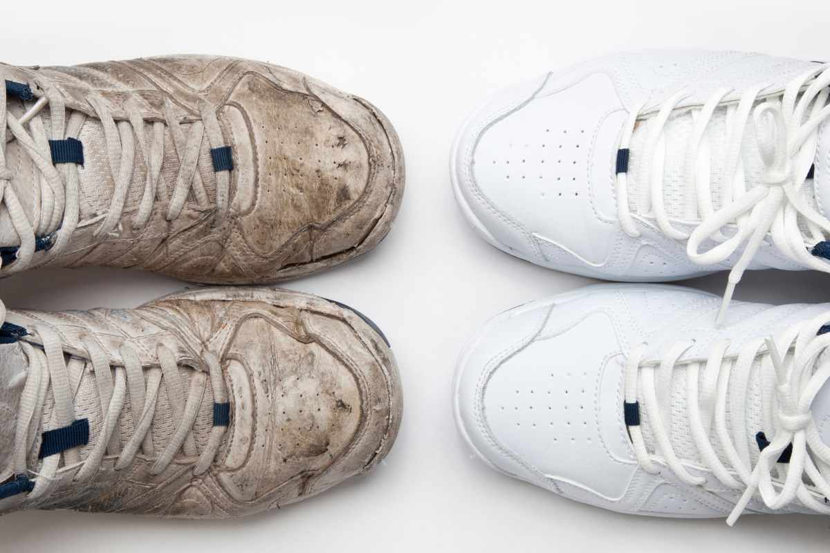 sneakers sporche bianche